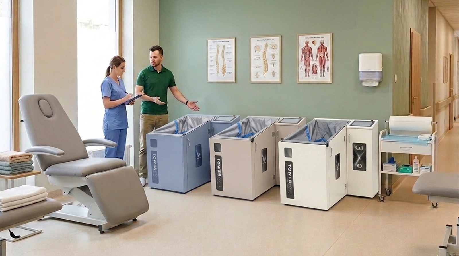 Sucha kąpiel ozonowa w urządzeniu TOWER MX-1