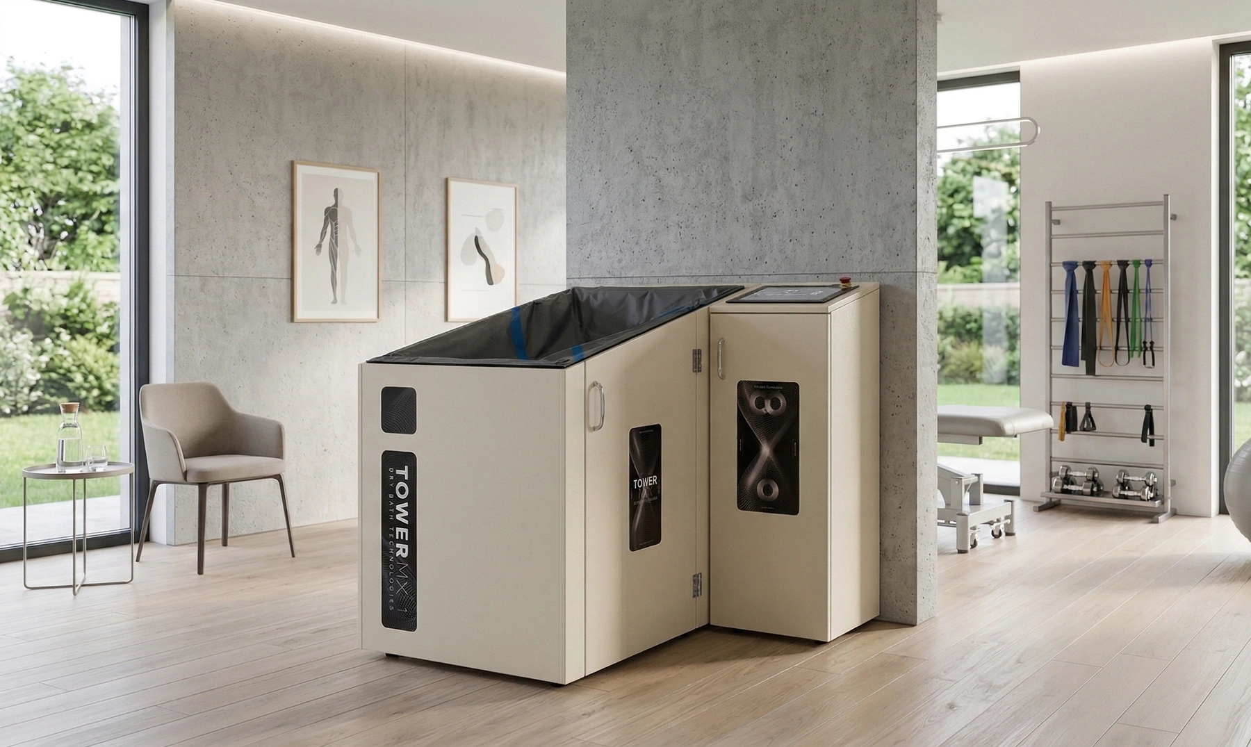 TOWER MX-1 w gabinecie rehabilitacyjnym